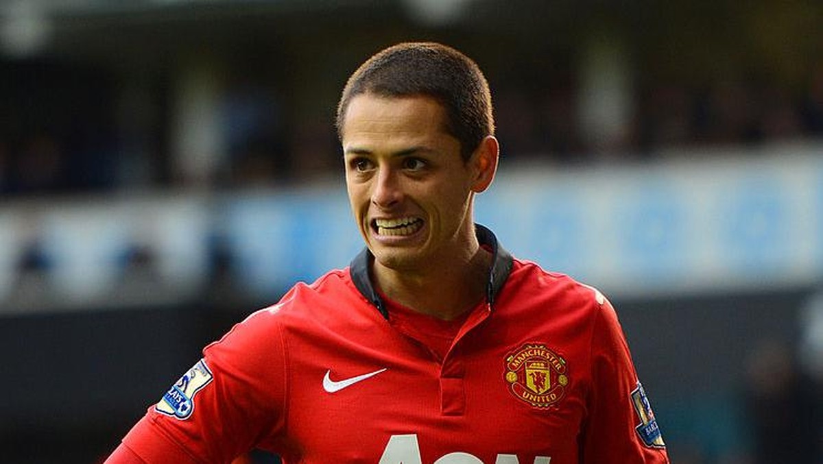 Javier Chicharito Hernandez semasa di MU (Foto: Michael Regan/Getty Images)