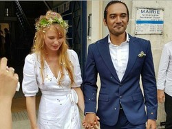 Dinikahi Ario Bayu, Aktris Prancis Valentine Payen Cantik Bergaun Putih