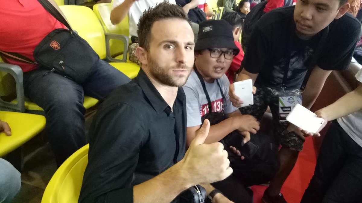 Ilija Spasojevic akan menjalani debut sebagai WNI saat Bhayangkara FC menghadapi Persela Lamongan besok. (Randy Prasatya/detikSport)