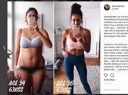 Transformasi Tubuh Seksi Ini Buktikan Diet Bukan Melulu Soal Berat Badan