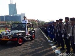HUT Bhayangkara di Polda Jatim, Gubernur Soekarwo Jadi Inspektur