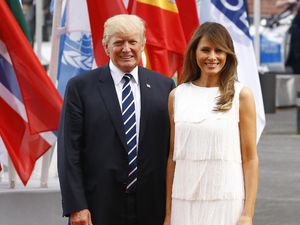 Foto: Selalu Fashionable, Gaya Melania Trump di KTT G20 Foto: Selalu Fashionable, Gaya Melania Trump di KTT G20