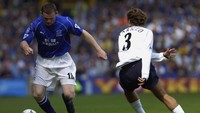 Rooney menjalani debut profesionalnya pada 17 Agustus 2002, ketika Everton berimbang 2-2 dengan Tottenham Hotspur. Dia bikin satu assist. (Foto: Getty Images Sport)