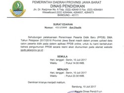 Hasil PPDB SMA di Jabar Diumumkan Malam Ini Pukul 23.30 WIB