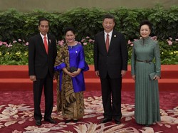 Ini Model Baju Andalan Iriana Jokowi Saat Temui Tamu Kenegaraan