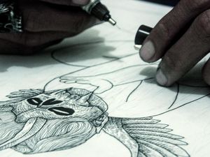 Ilustrasi Dark Art Radwork Terinspirasi dari Musik Metal