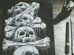 Ilustrasi Dark Radwork Art Terjual ke Brisbane hingga Moskow