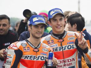Marquez dan Pedrosa Bikin Gelas Honda Saat Ini Separuh Penuh