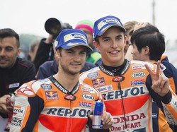 Marquez dan Pedrosa Bikin Gelas Honda Saat Ini Separuh Penuh