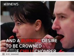 Serunya Kompetisi Makan Cabai di Festival Kari Canberra