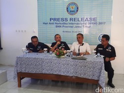 5 Bulan, BNNP Jatim Berhasil Ungkap 15 Kasus dan 29 Tersangka