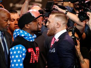 Panas, Konferensi Pers Mayweather vs McGregor