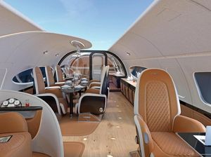 Foto: Jet Pribadi Super Mewah Beratap Transparan