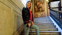 Maja Nilsson adalah tambatan hari pemain belakang MU, Victor Lindelof. Keduanya sudah bertunangan (Dok. Instagram/majaenilsson)