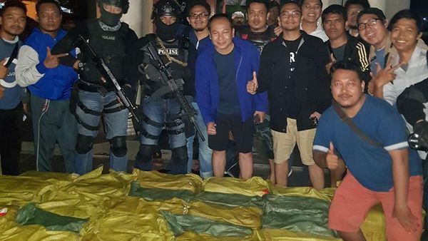 Penampakan Sabu 1 Ton yang Diamankan dari WN Taiwan