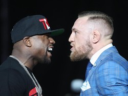 Banjir Umpatan dan Cemoohan, Konferensi Pers Mayweather-McGregor Makin Panas