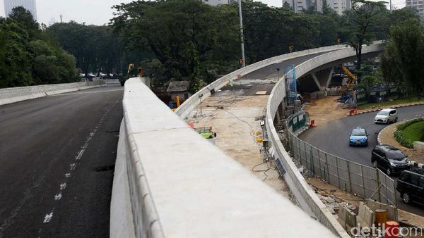 Penampakan Kondisi Terkini Simpang Susun Semanggi