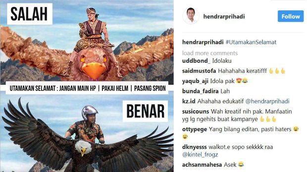 Kampanye Aman Berkendara, Wali Kota Semarang Pakai Meme Lucu