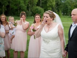 Pengantin Dengar Detak Jantung Mendiang Putranya di Pernikahan