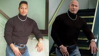 Dwayne Johnson alias The Rock juga melakukan operasi plastik. Penampakannya saat masih menjadi pegulat dan kini jadi aktor papan atas Hollywood memang jauh berbeda. (istimewa)