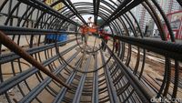 Foto: Wajah Proyek LRT Jakarta Peninggalan Ahok