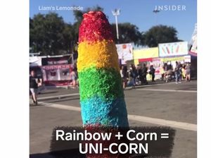 Setelah Pizza, Kini Jagung Bakar dan Taco Dibuat Warna-warni Unicorn