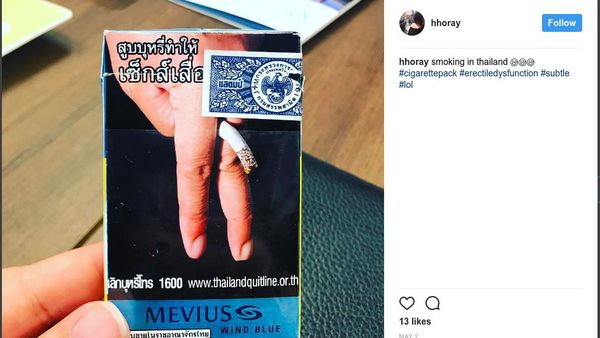 Hii! Ini Gambar Seram di Bungkus Rokok dari Berbagai Belahan Dunia