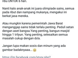 Berita Tim Olimpiade Sains Jabar Telantar di Riau, Pemprov Jabar: Tidak Benar!