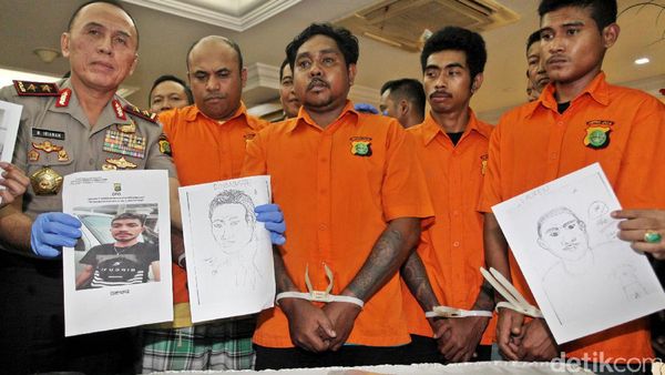 foto: Ini Empat Pelaku Pembacokan Ahli IT Hermansyah