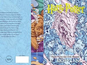 Ini Bocoran Sampul  Buku Harry Potter ke-5 Versi Ilustrator Indonesia
