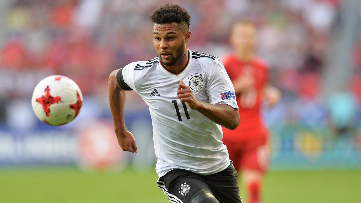 Serge Gnabry dipinjamkan Bayern Munich ke Hoffenheim. Foto: Adam Nurkiewicz/Getty Images