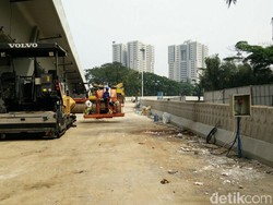 Simpang Susun Semanggi Saat Disiksa Uji Coba Beban Dinamis
