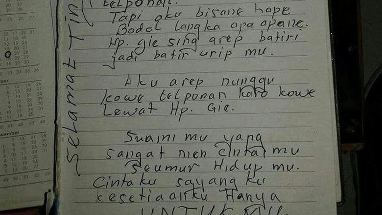 Ini Kata  Keluarga Soal Surat Wasiat Sumanto untuk Sang  