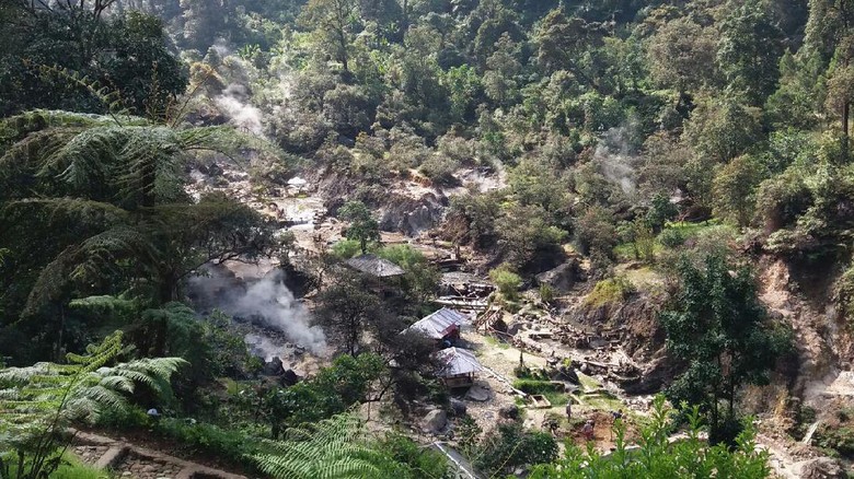 Kawah Rengganis di Kabupaten Bandung (Wisma Putra/detikTravel)