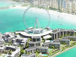 Bianglala Terbesar Sedunia di Dubai Sudah Hampir Jadi