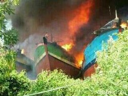 Polisi: Ada 14 Kapal yang Terbakar di Pati