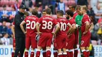 Dari penampilan itu sang manajer tim Jurgen Klopp melihat ada potensi besar Salah ke depan. Namun, Klopp juga menyebut kala ada satu hal penting yang harus segera diperbaiki dari Salah. (Alex Livesey/Getty Images)