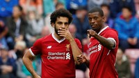 Salah ingin membuktikan diri bisa bersaing di tim Liverpool. Dia bertekad membayar kegagalannya saat bersama Chelsea yang hanya enam kali jadi starter di Premier League. (Craig Brough/Reuters)