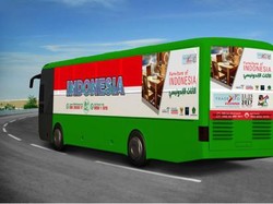 KJRI Jeddah Branding Wonderful Indonesia di Bus Jamaah Haji