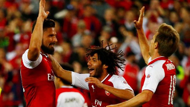 Arsenal Kalahkan Western Sydney Wanderers 3-1