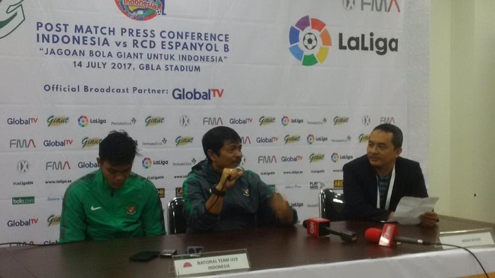 Timnas U-19 Ditekuk Espanyol, Indra Sjafri Tetap Puas