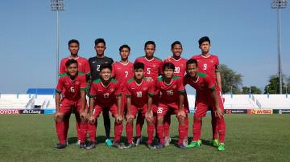 Timnas U-16 dikalahkan Laos 2-3 di babak grup A Piala AFF U-15.(ist.)