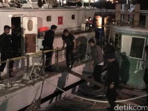 Kapolda Kepri Tinjau Kapal Pengangkut 1 Ton Sabu