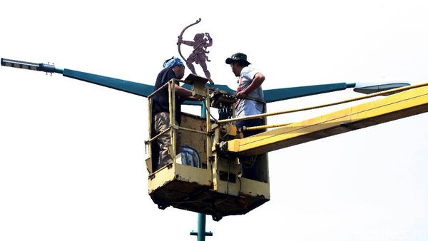 Perbaikan Lampu Penerangan Jalan Umum di GBK