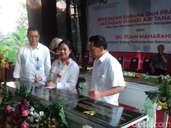 Menko Puan Resmikan 6 Lokasi Jaringan Irigasi Air Tanah di Jateng
