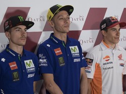 Vinales dan Rossi Jadi Rival Utama Marquez Saat Ini
