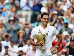 Torehan-Torehan Spesial Federer Usai Juara di Wimbledon