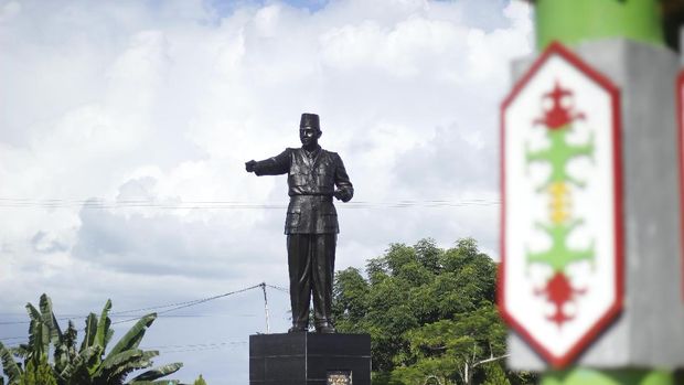 Tugu Sukarno di Palangka Raya.