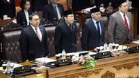 Foto Paripurna DPR Tanpa Setya Novanto