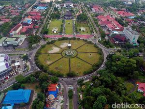 Cantiknya Kota Palangka Raya dari Udara